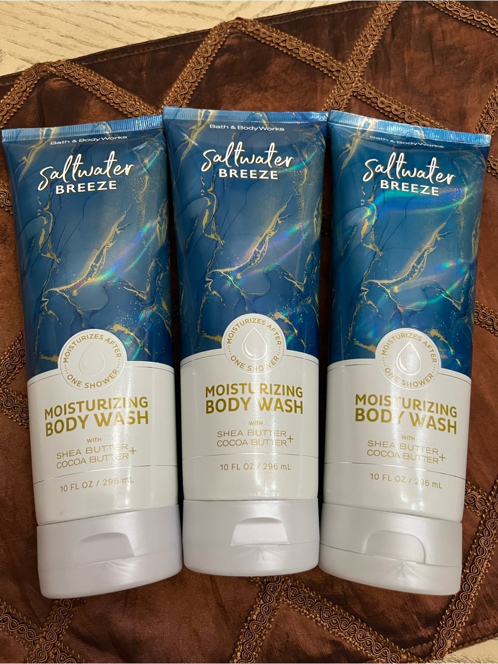 *NWT* Bath & Body Works Saltwater Breeze Moisturizing Body Wash Set